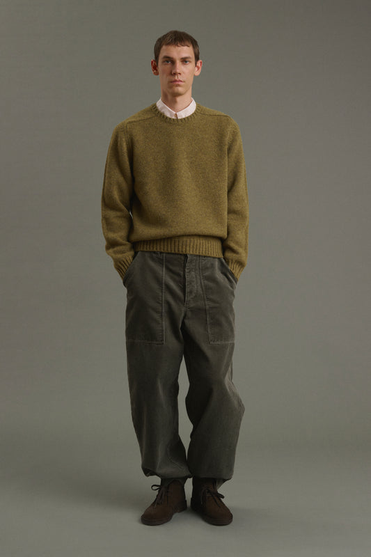 Pantalon Kurtis - Gris Vert - Coton - Homme