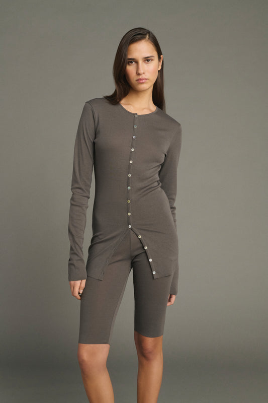 Pantaloncini Lio - Incenso - Cotone - Donna
