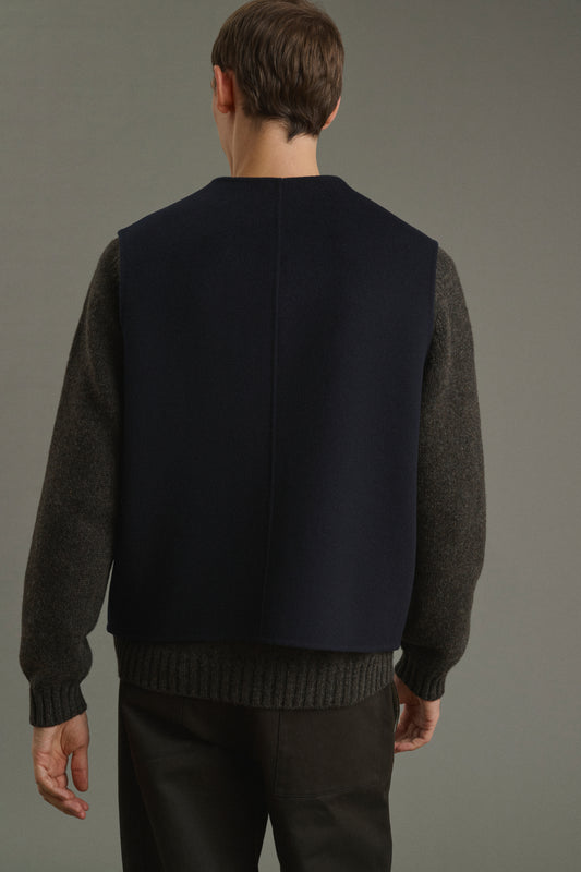 Veste Romain - Deep Navy - Double Face - Homme