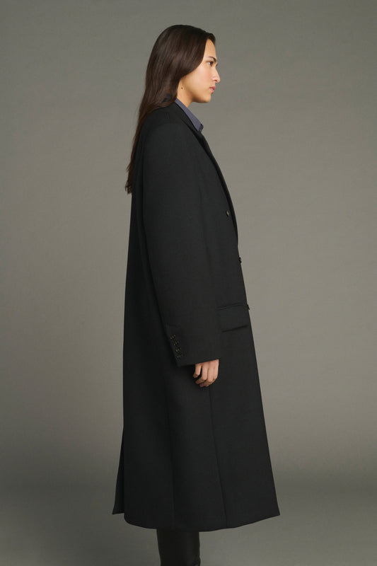 Cappotto Jim - Nero - Lana - Donna