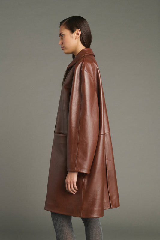 Maglione Karl - Marrone Chiné - Lana Merinos - Donna