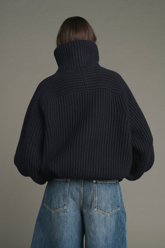 Giacca Jasper - Navy - Lana Merino - Donna
