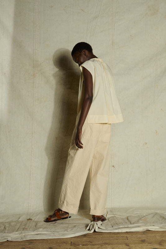 Camicia ecrue tangente