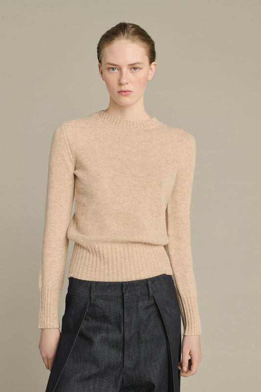 Maglione Gipsy - Écru Chiné - Lana Merino - Donna