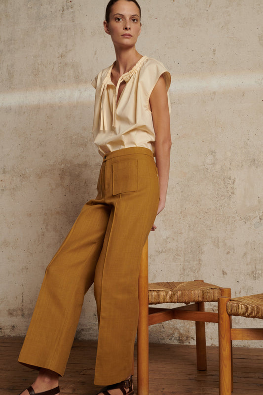 Camicia ecrue tangente