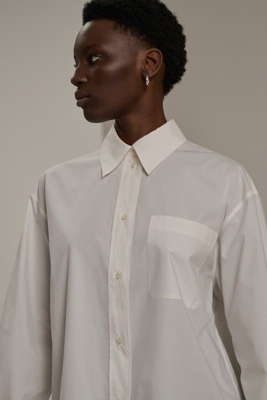 Camicia Carlotta - Bianco Sporco - Cotone - Donna