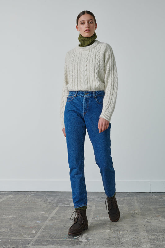 MAGLIONE WANDO ECRU