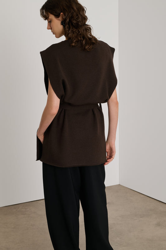 Maglione Oliver - Marrone - Lana Merinos - Donna