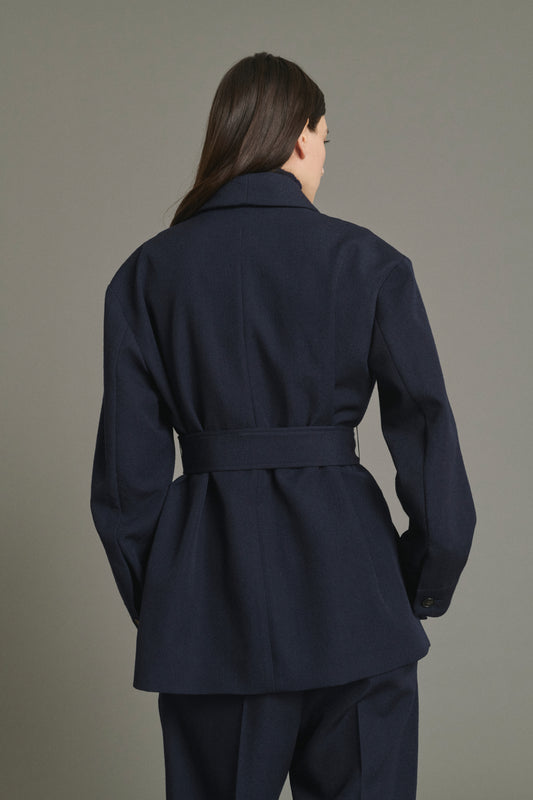 Giacca Come - Navy - Lana - Donna