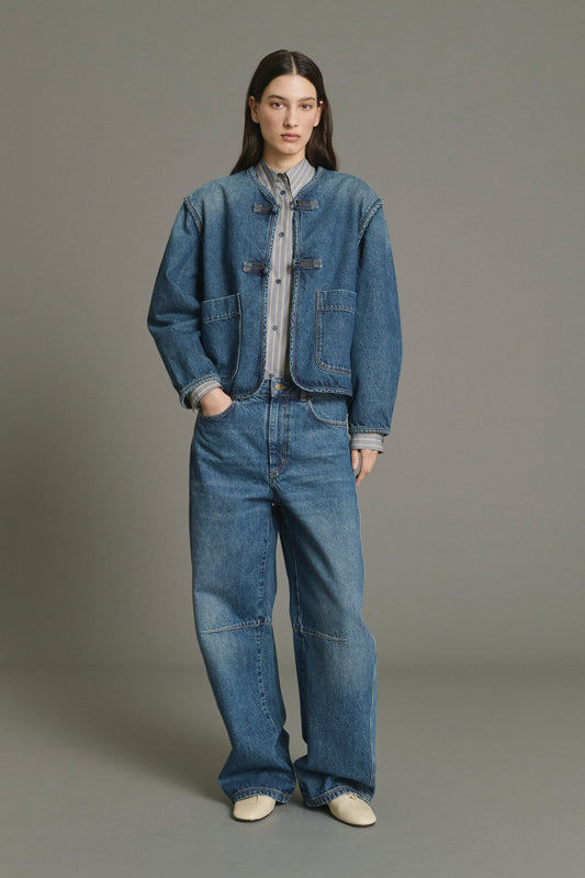 Jeans Eliott - Bleu Denim ampio donna - Soeur