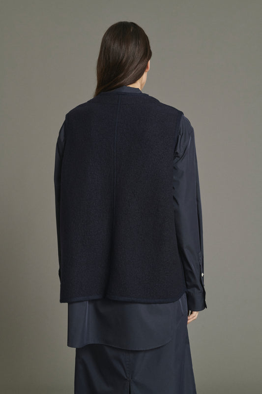 Giacca Chicago - Navy lana cotta donna - Soeur