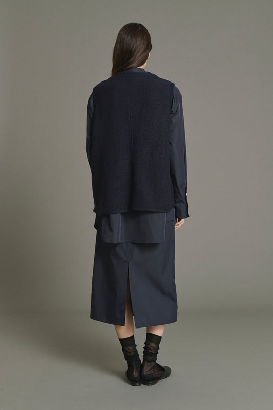 Giacca Chicago - Navy lana cotta donna - Soeur