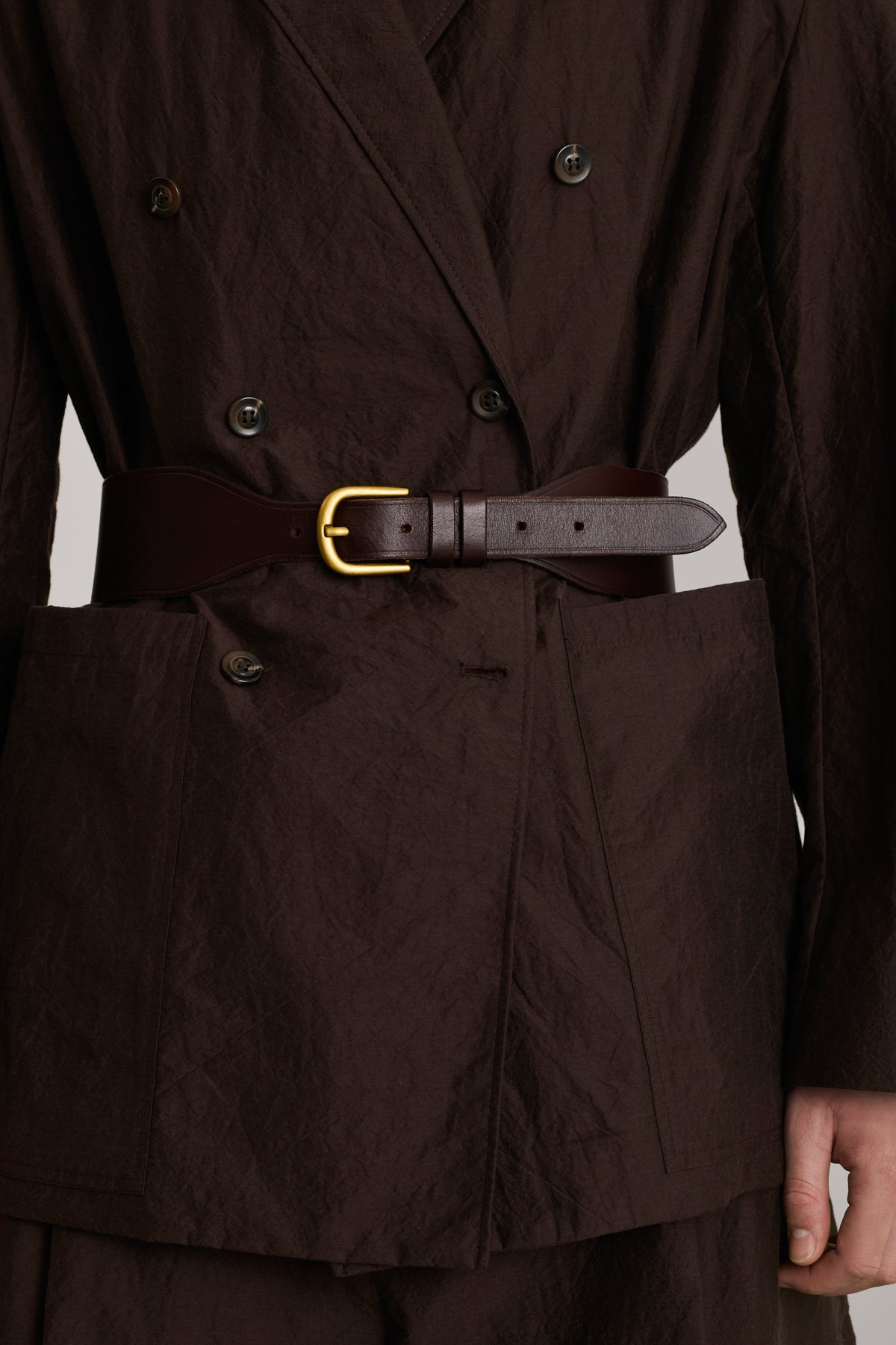 BELT DAIN DARK BROWN
