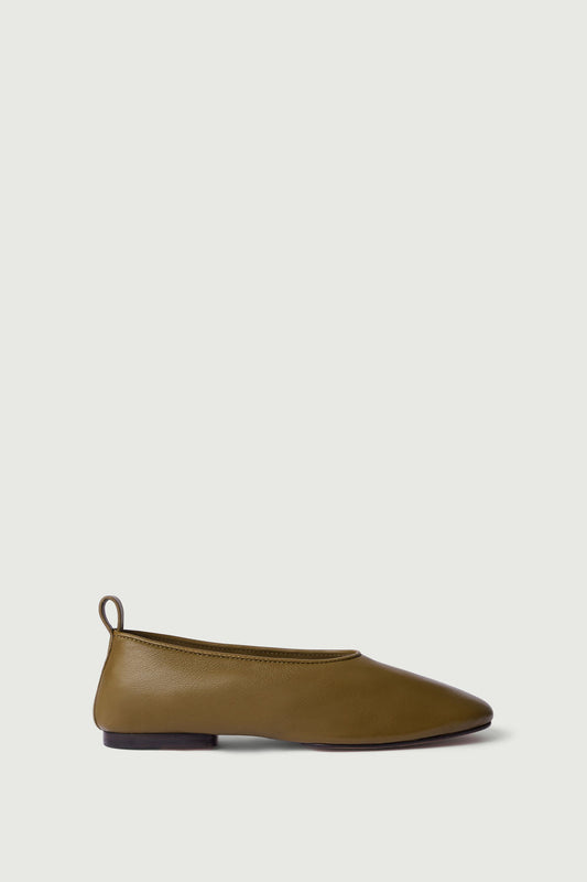 Ballerines Bala - Kaki - Cuir - Femme