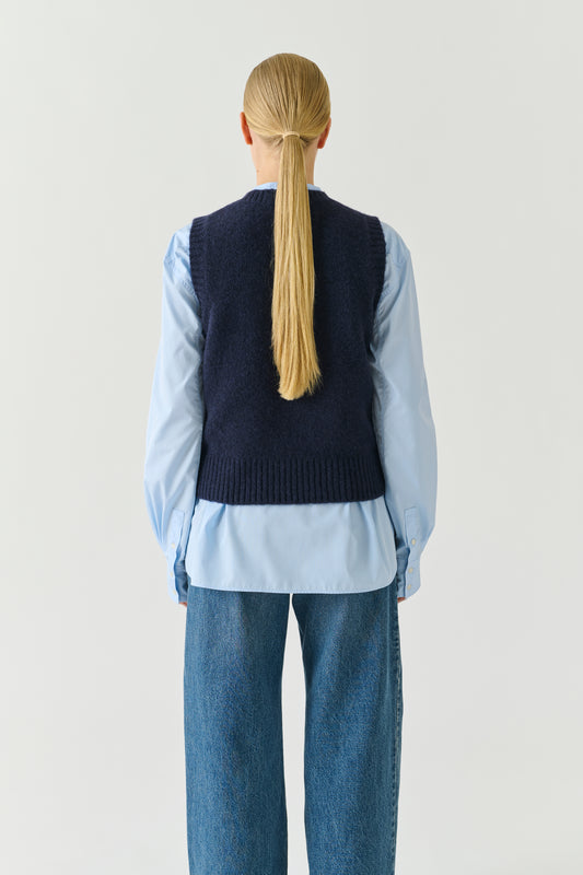 Maglione Namaste - Navy - Lana - Donna