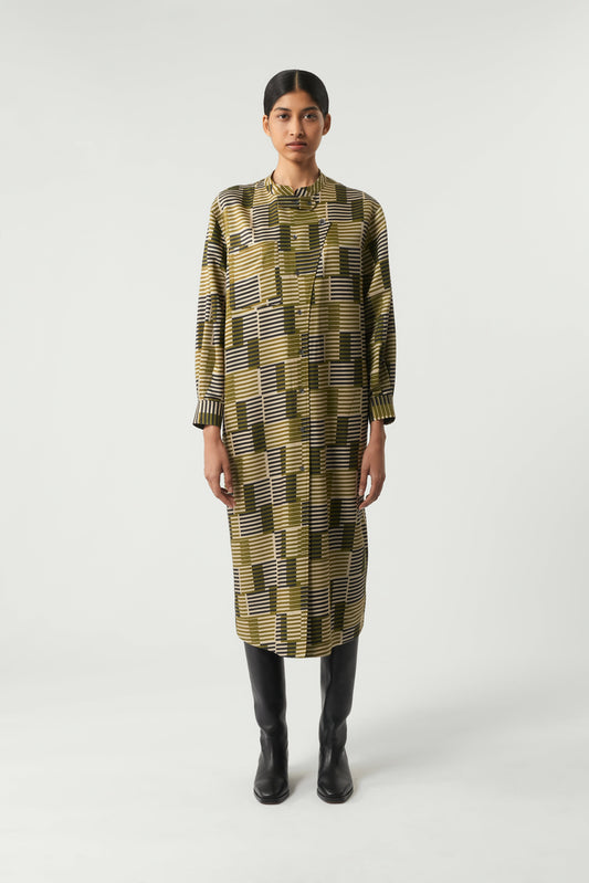 Abito Philomene kaki