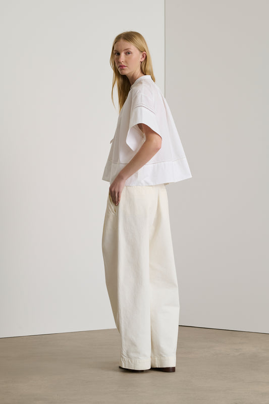 Blouse Dara - Blanc - Coton - Femme