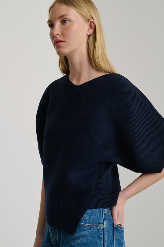 Maglione Essaouira - Dark Navy - Cotone - Donna