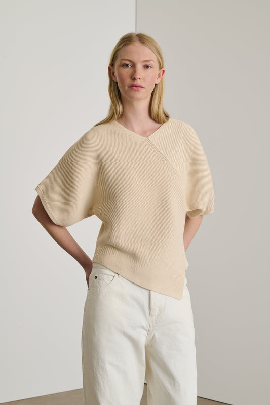 Maglione Essaouira - Écru - Cotone - Donna