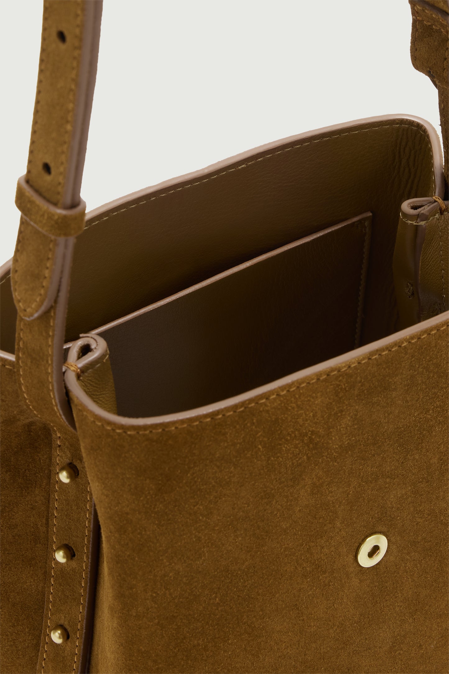 Borsa Bello Mini - Caramello - Pelle - Donna