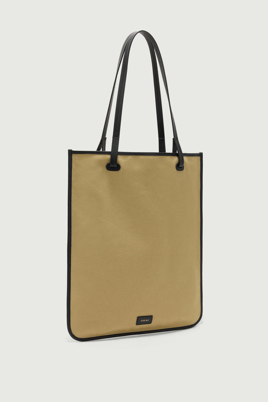 Borsa Darlington - Beige/Nero - Cotone - Donna