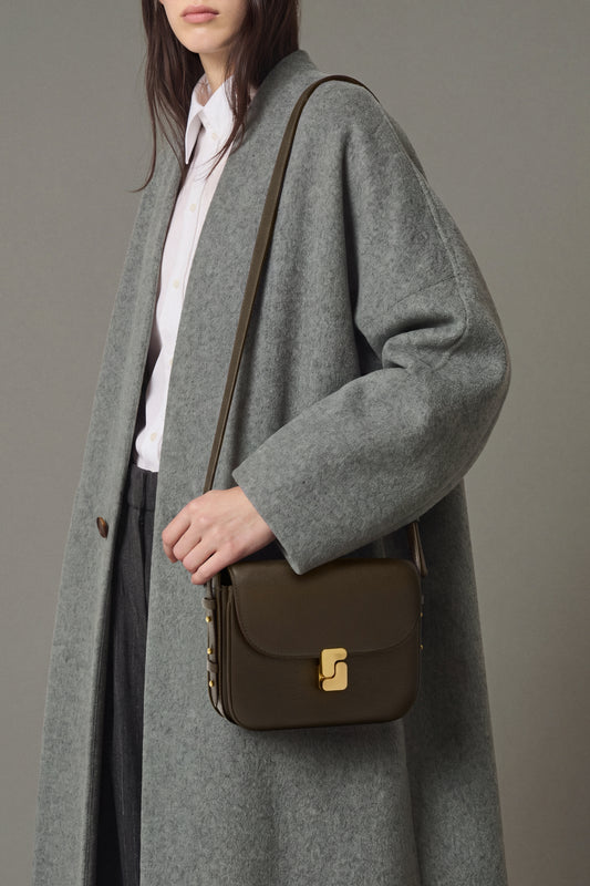 Sac Bellissima Mini - Kaki Foncé Cuir Grainé - Soeur