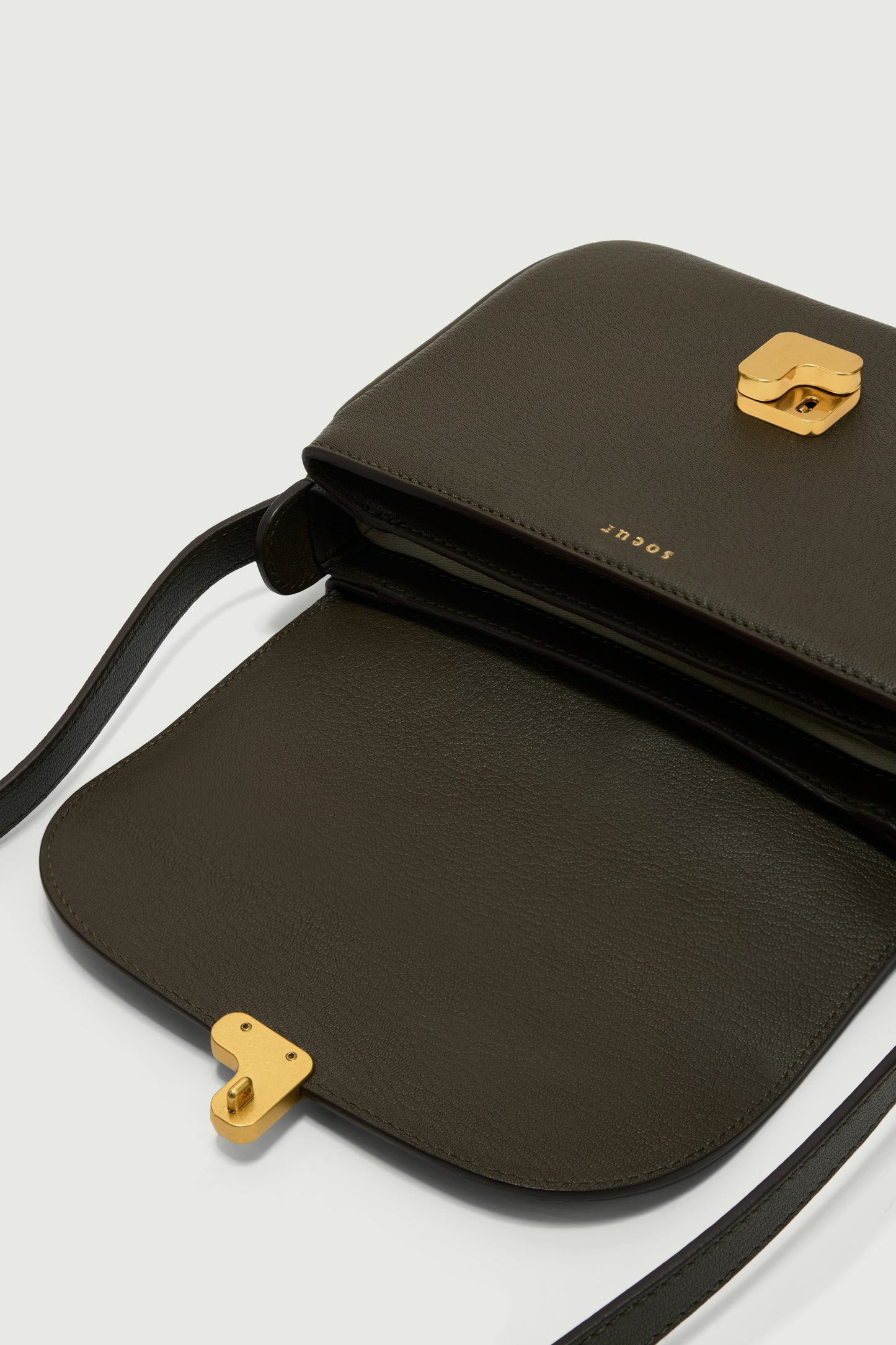Sac Bellissima Mini - Kaki Foncé - Cuir - Femme