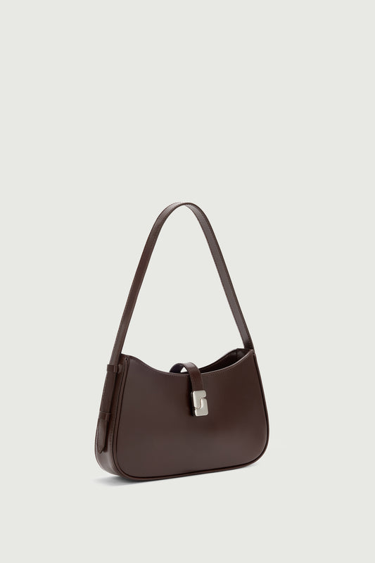 Bonnie bag – Chocolate – Leather – Women
