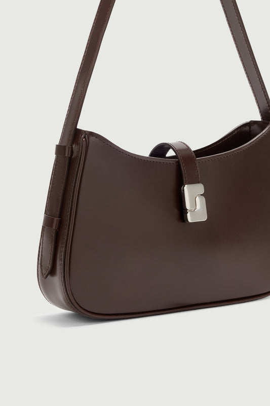 Bonnie bag – Chocolate – Leather – Women