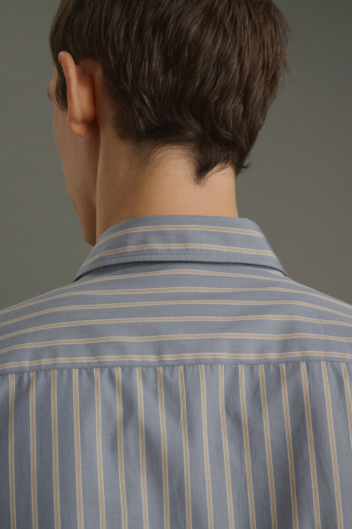 Camicia Glenn - Antracite/Bronzo - Cotone - Uomo vue 6