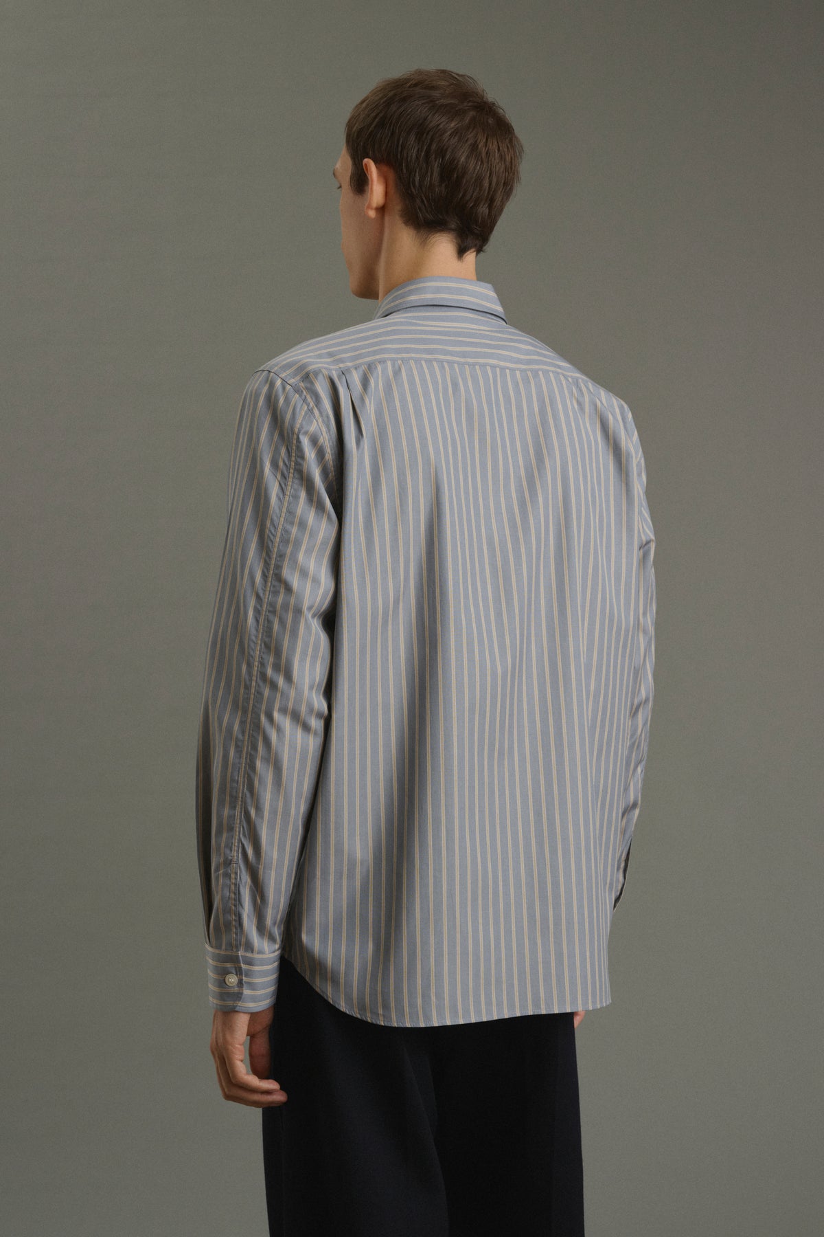 Camicia Glenn - Antracite/Bronzo - Cotone - Uomo vue 5