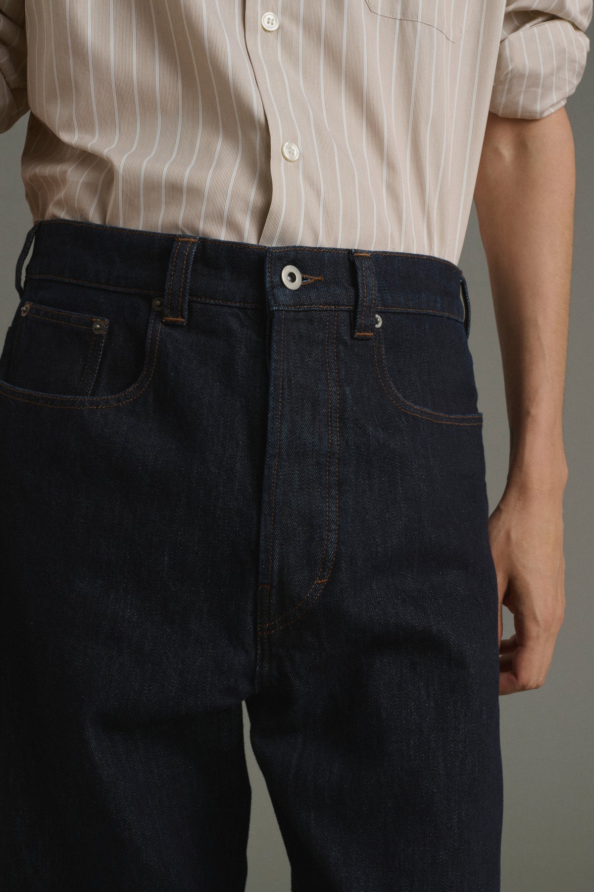Jean Tom - Bleu Brut - Coton - Homme vue 4