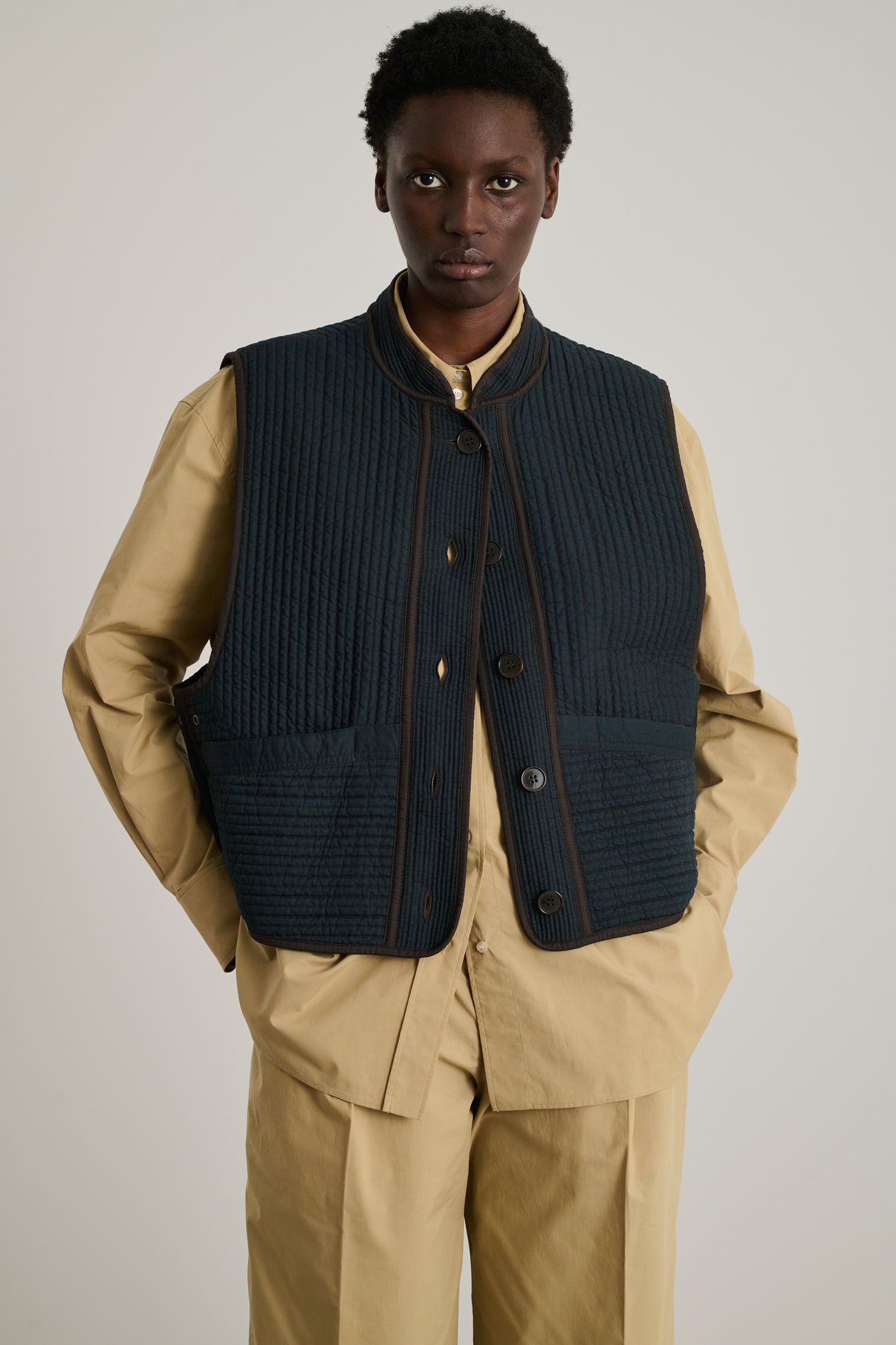 Blouson Tomari - Ardoise Foncée - Coton - Femme vue 6