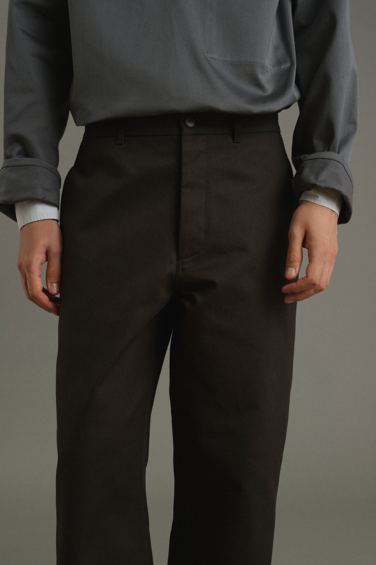 Pantalon Chet - Marron - Coton - Homme vue 4