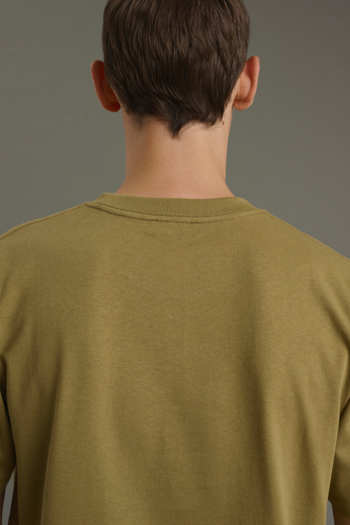 Tee-Shirt Owen - Kaki Clair - Coton - Homme