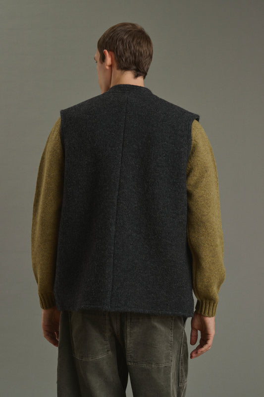Blouson Samuel - Gris Anthracite - Laine - Homme