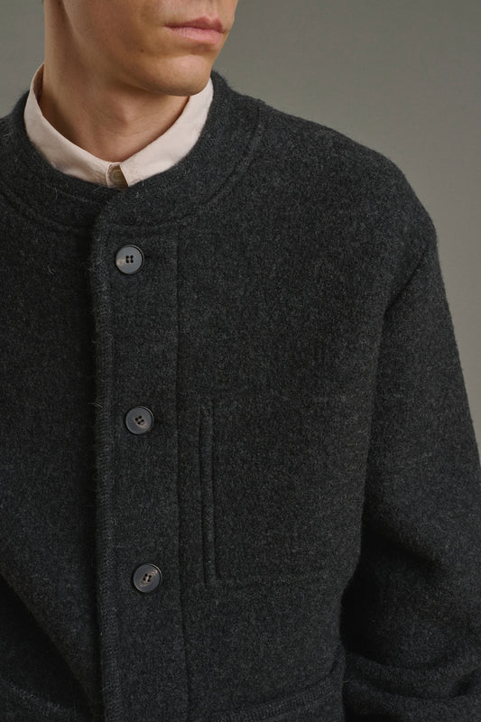 Veste Aliocha - Gris Anthracite - Laine - Homme