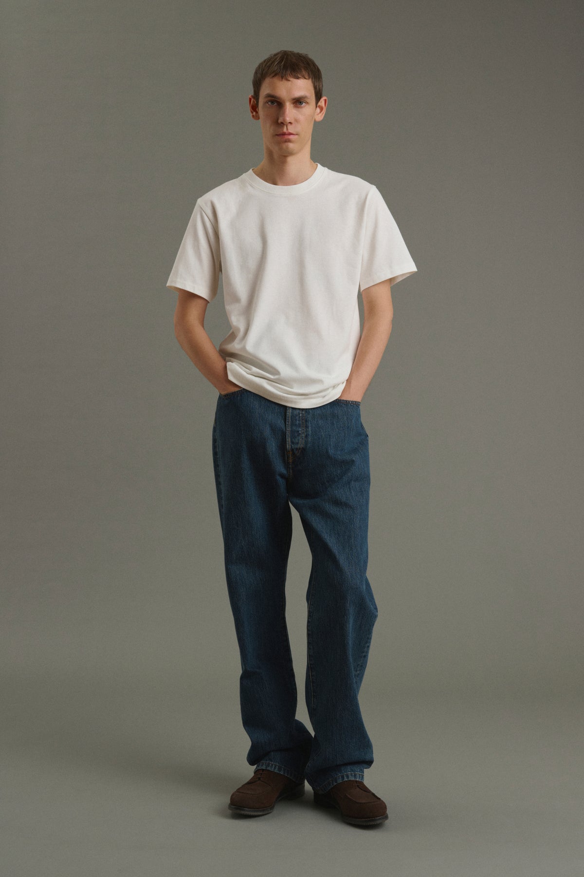 Calzini Barth - Kaki - Cotone - Uomo vue 3