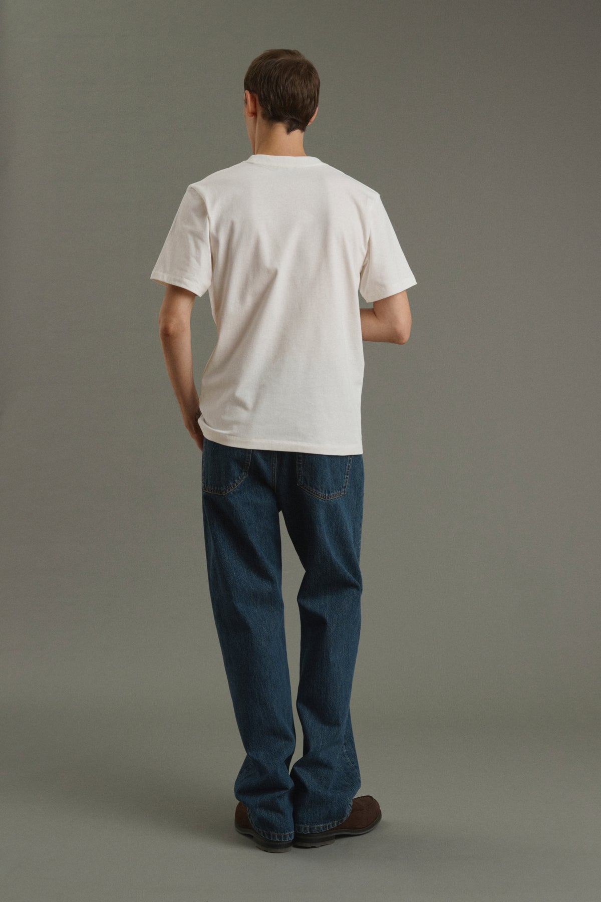 Calzini Barth - Kaki - Cotone - Uomo vue 4