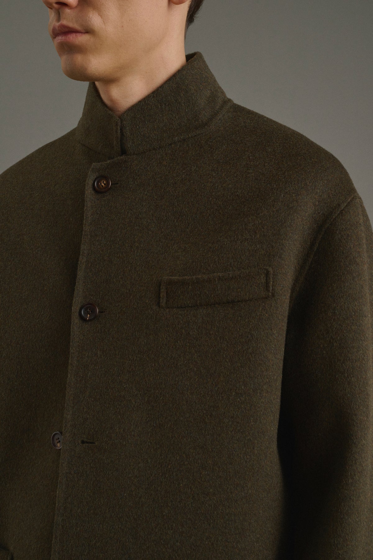 Veste Eole - Kaki Chiné - Double Face - Homme vue 5