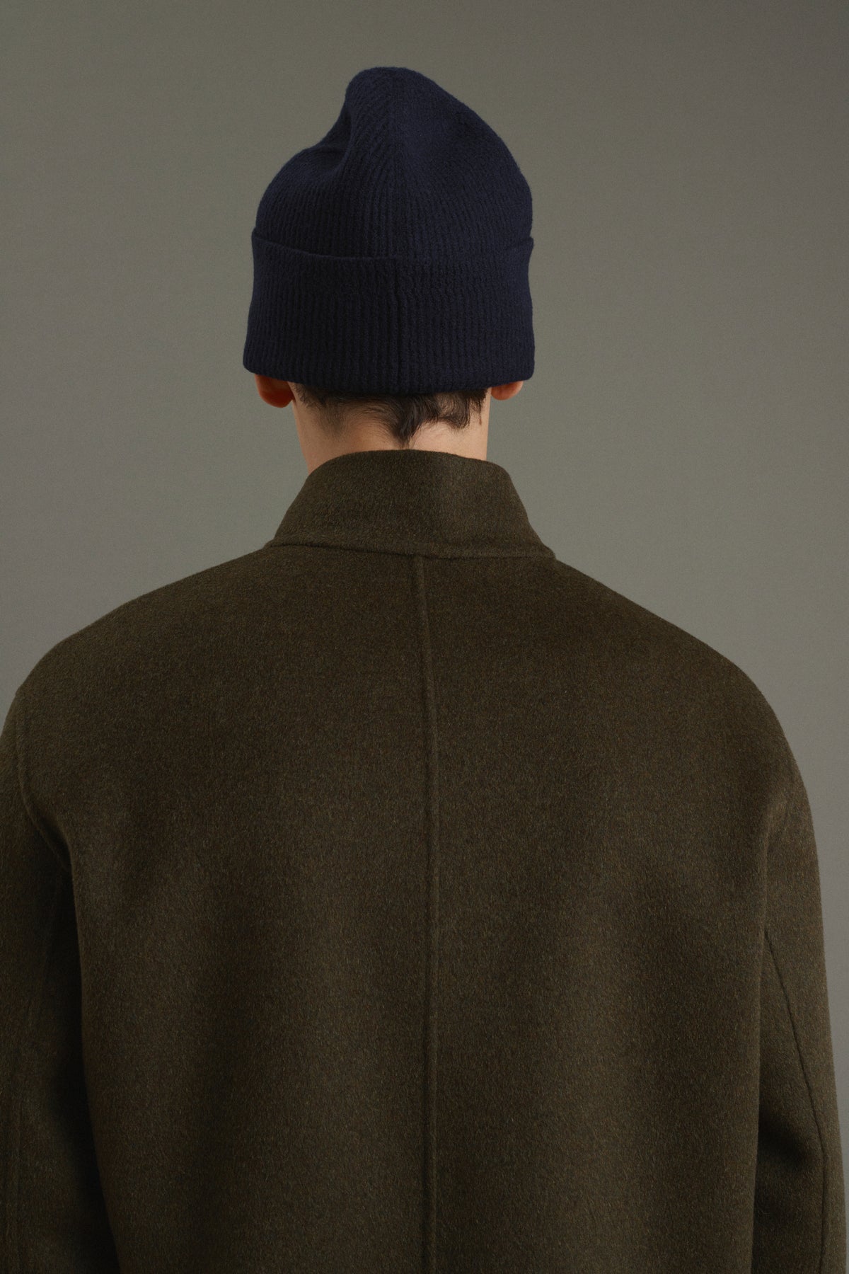 Bonnet Yuta - Navy - Laine Mérinos - Homme vue 3