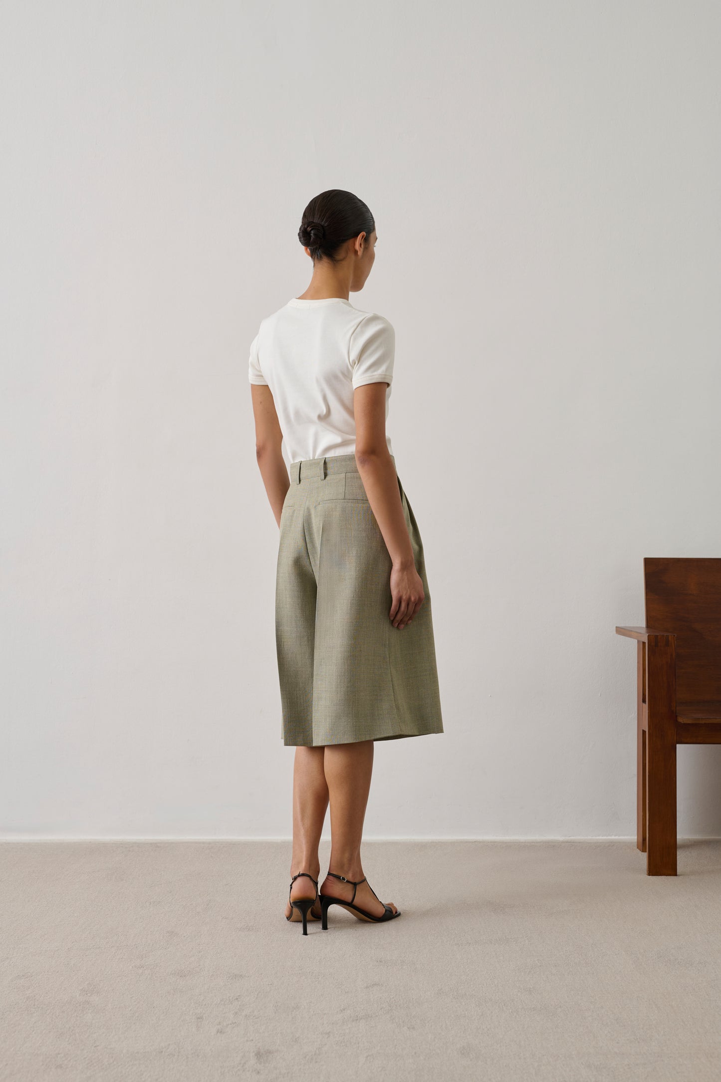 Bermuda Imogen - Mandorla - Cotone - Donna
