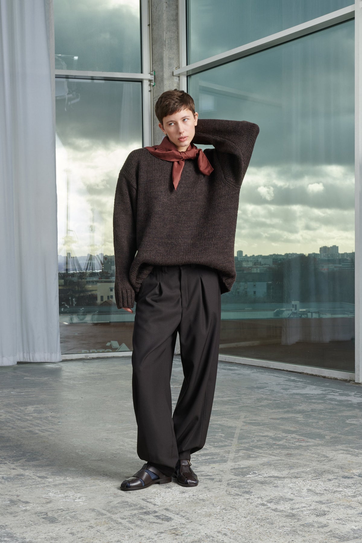 PANTALONI TIMON CARBONE