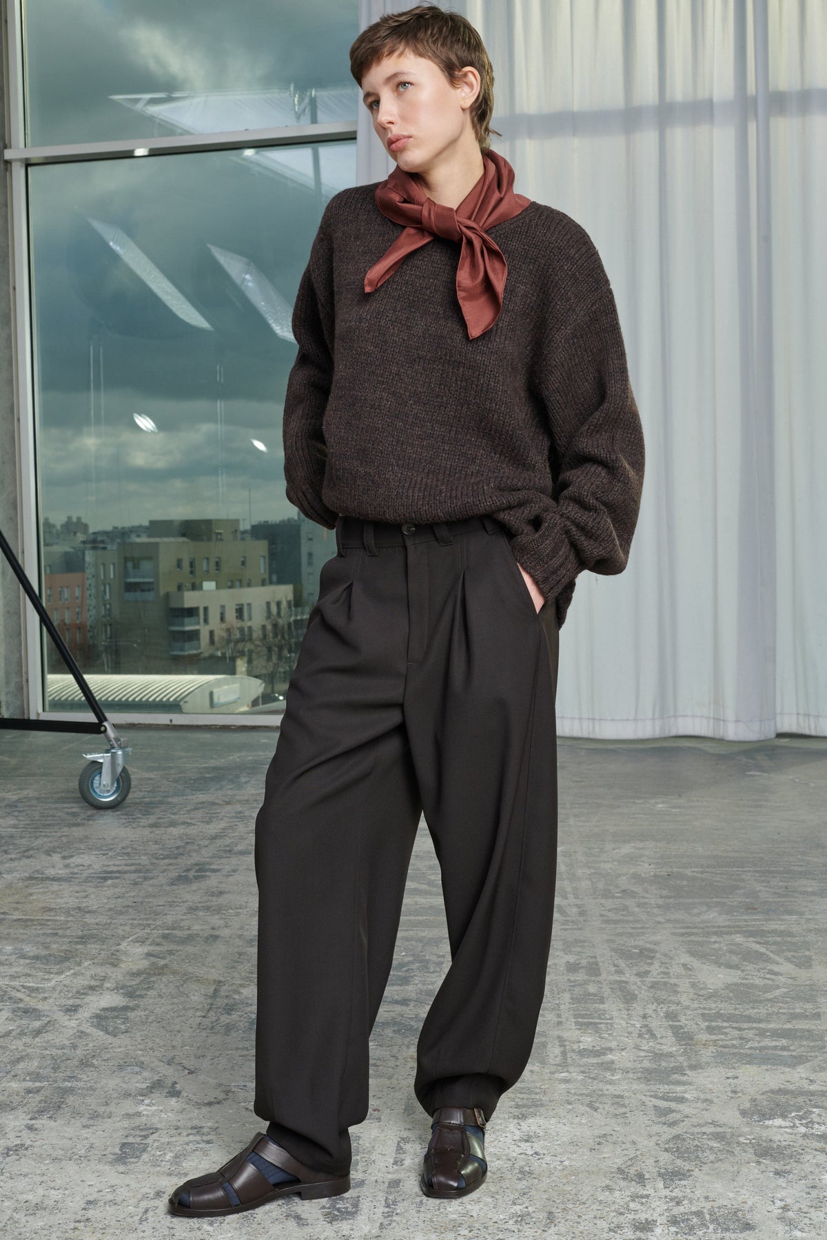 PANTALONI TIMON CARBONE vue 3