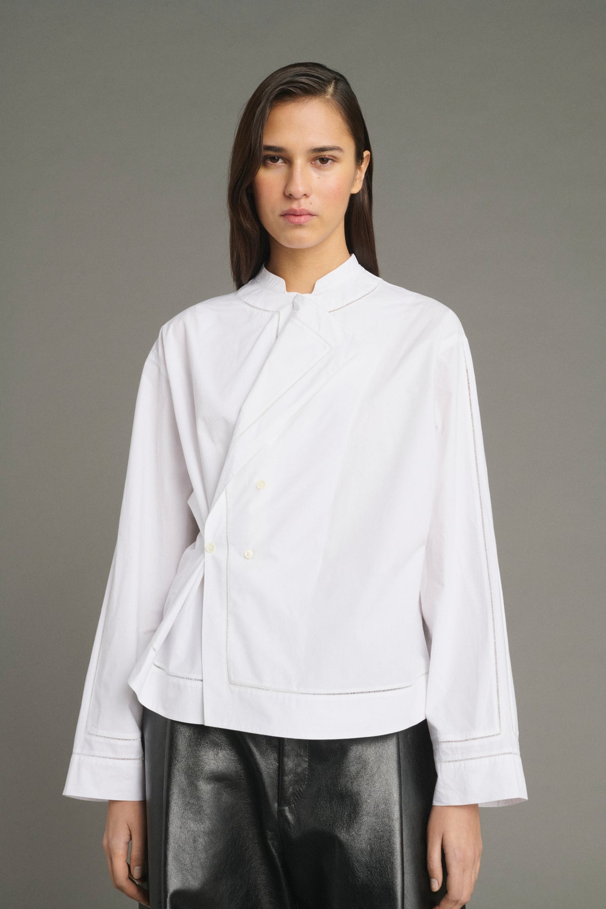 Blusa Lorraine - Bianco - Cotone - Donna vue 3