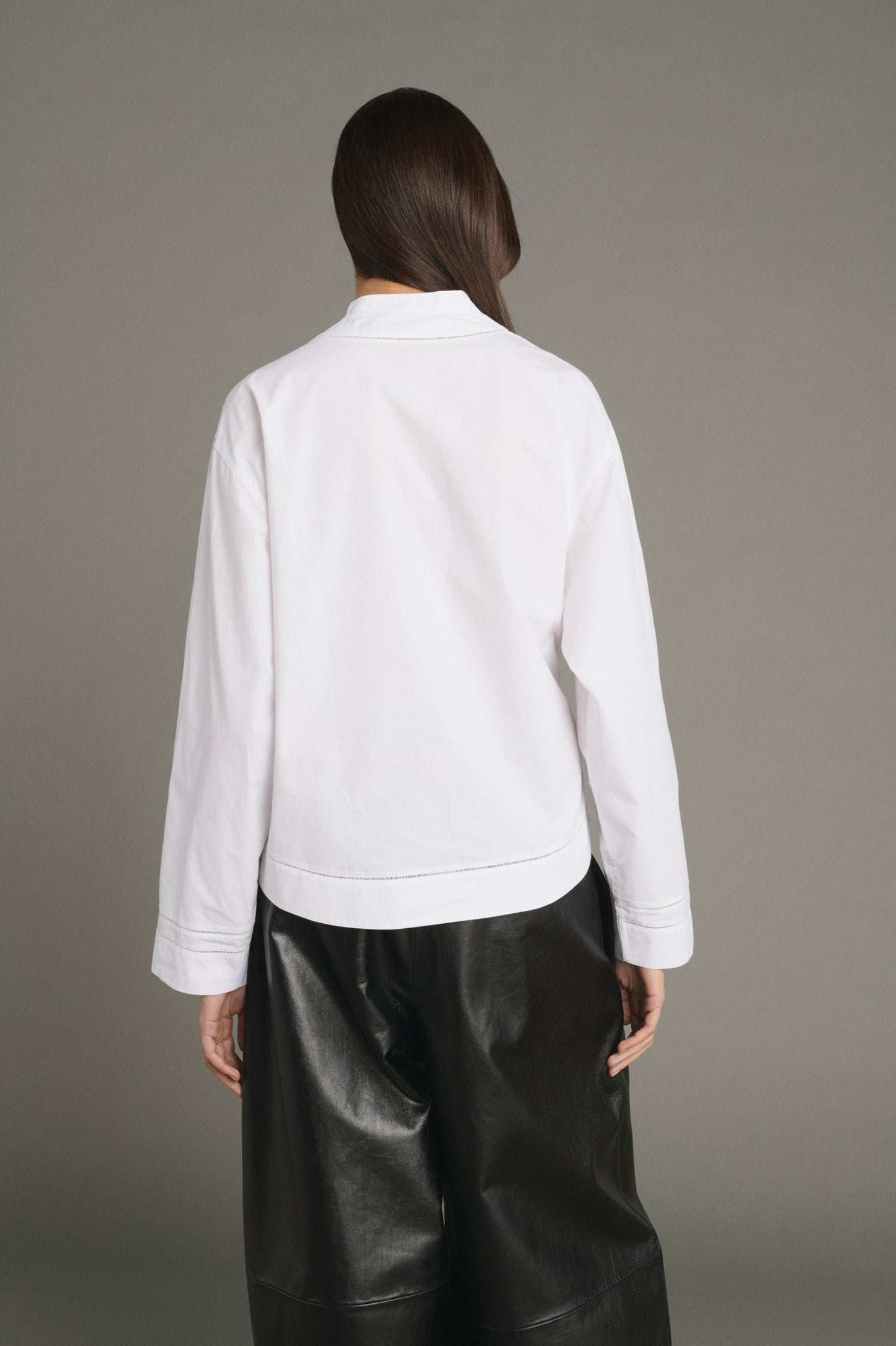 Blusa Lorraine - Bianco - Cotone - Donna