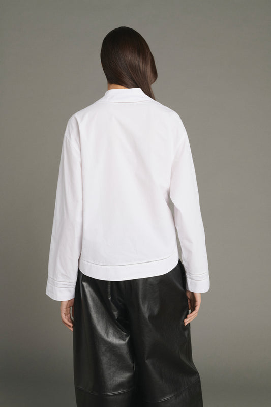 Blouse Lorraine - White - Cotton - Women