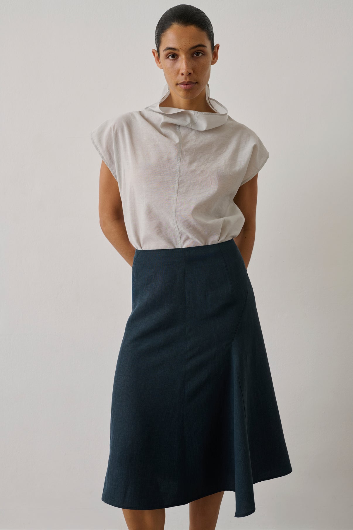 Blouse Izumi - Gris Clair - Femme vue 2