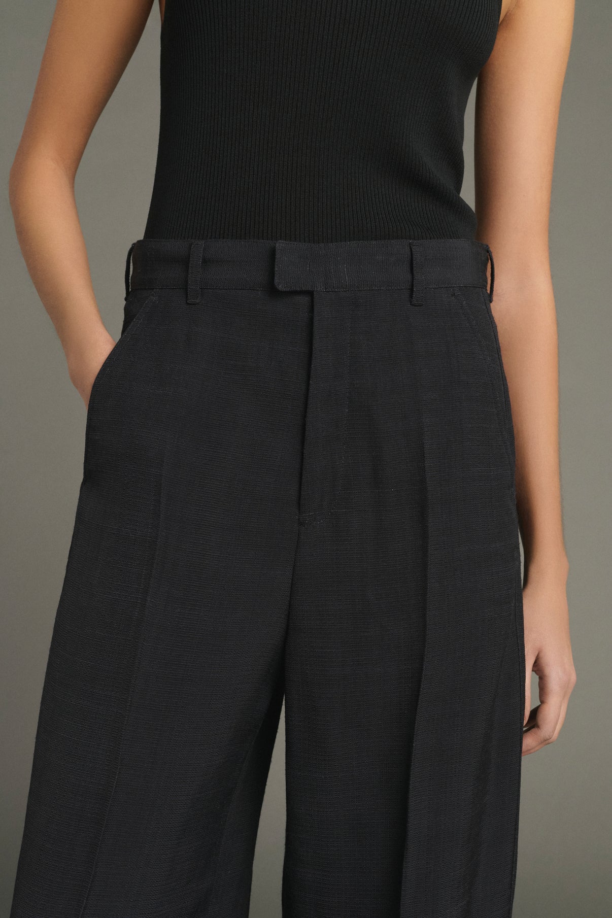 Pantaloni Hippolyte - Nero - Donna vue 5