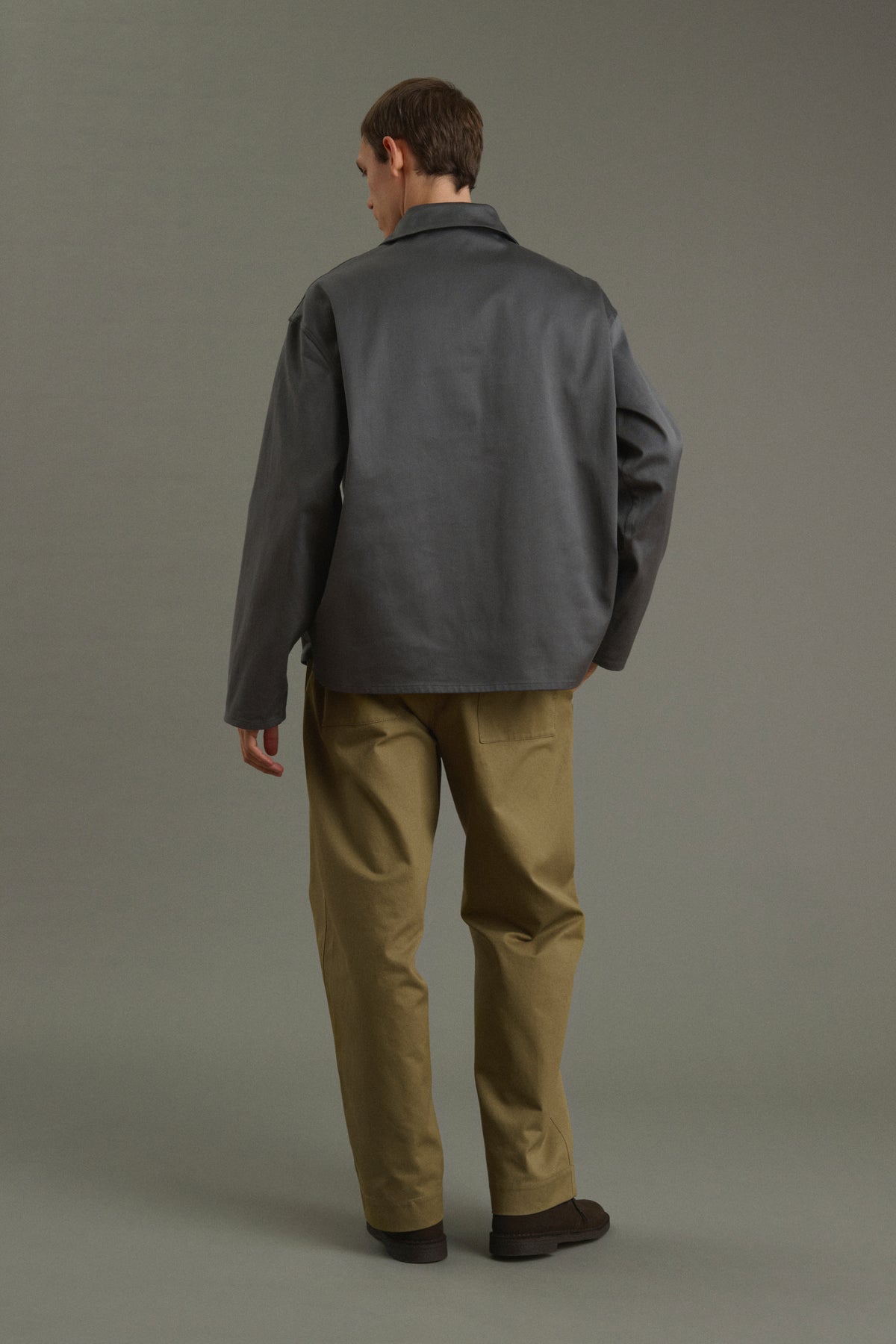 Vareuse Pierre - Gris Foncé - Coton - Homme
